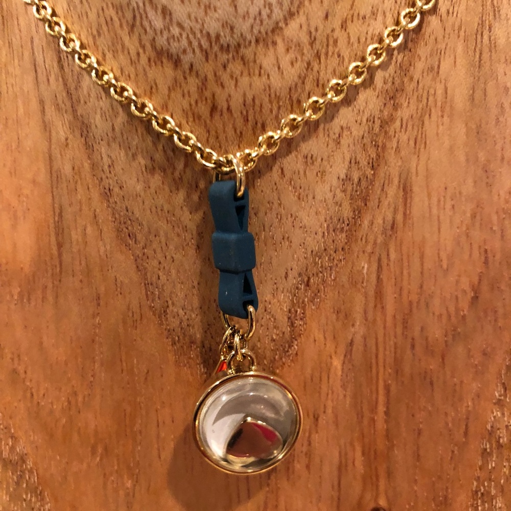 Marc Jacobs Gold colored & blue necklace